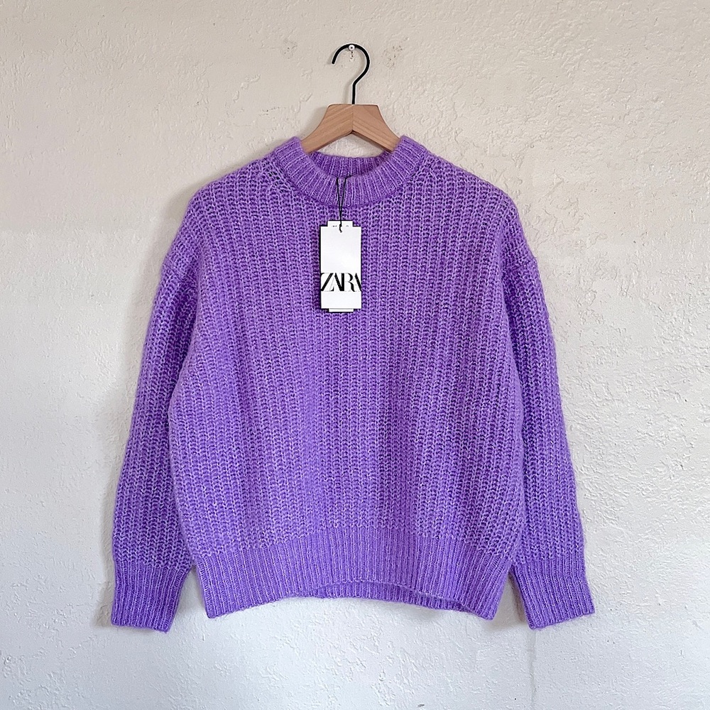 Zara Purl Knit Sweater
